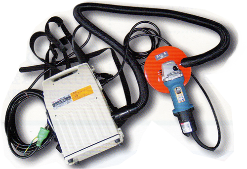 カバー+専用集塵機＋専用グラインダー